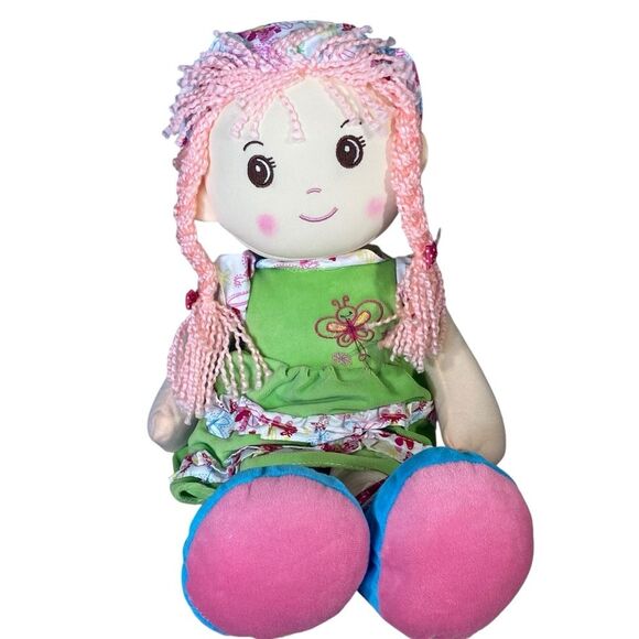 Playmaker Toys Lollipop 20 Inch Soft Plush Doll NWOT with Pink Hair Ages 3 & UP - Picture 1 of 7